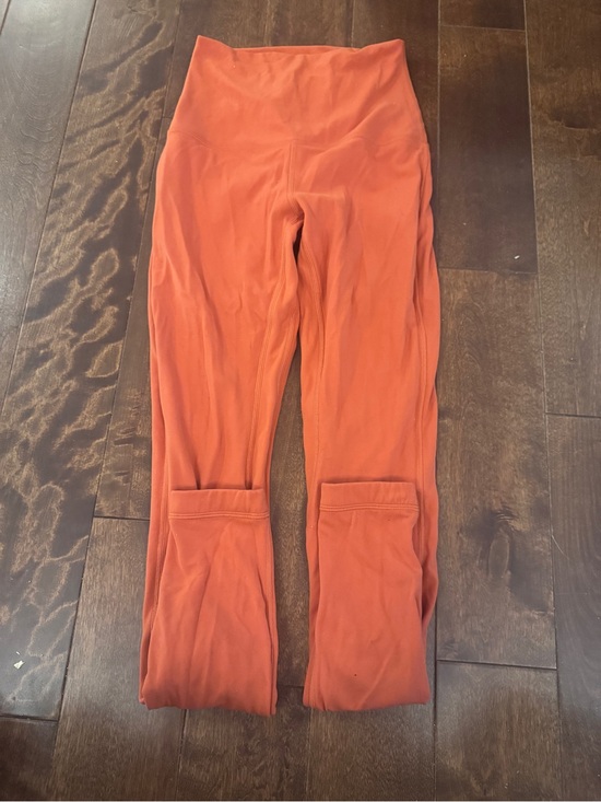 lululemon athletica Pants - Lululemon size 4 High-Waist Orange Leggings
